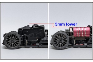 Alum. alloy Motor Mount Set (MA-030/F, Cyan)